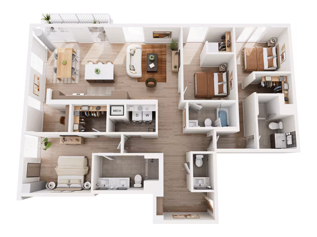 Unit 4406 4406 floor plan